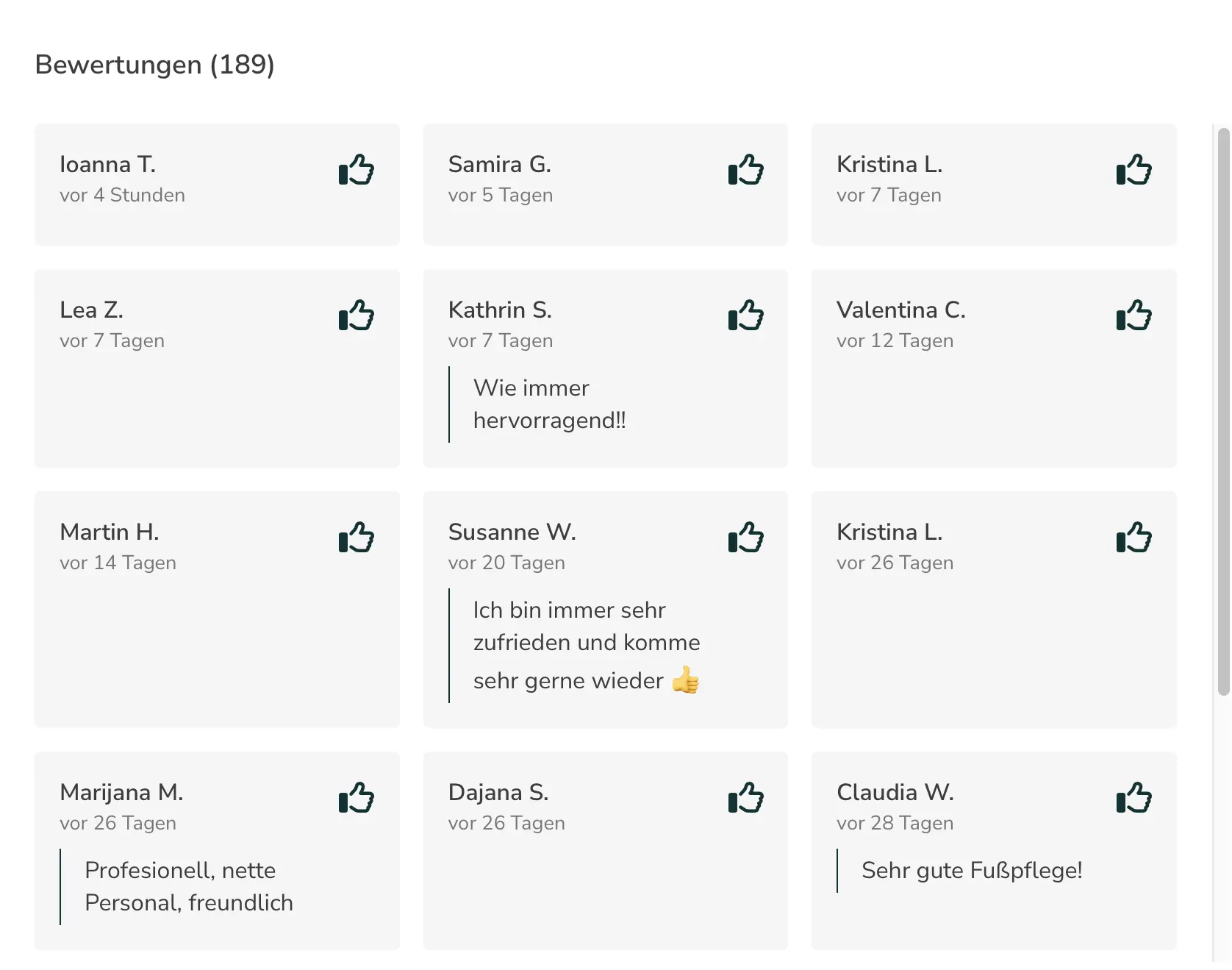 Aktuelle Kundenbewertungen für Beautylounge im Juli 2025 auf Shore.com
