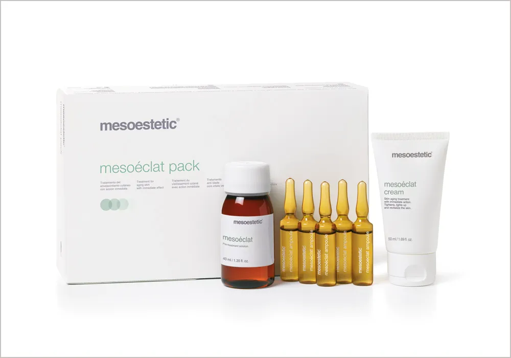 mesoéclat pack von mesoestetic: Faltenbehandlung wie die Hollywoodstars im Kosmetiksalon Beauty Lounge in München-Pasing.